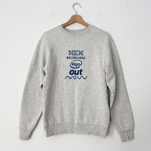 Balenciaga new logo out sweater